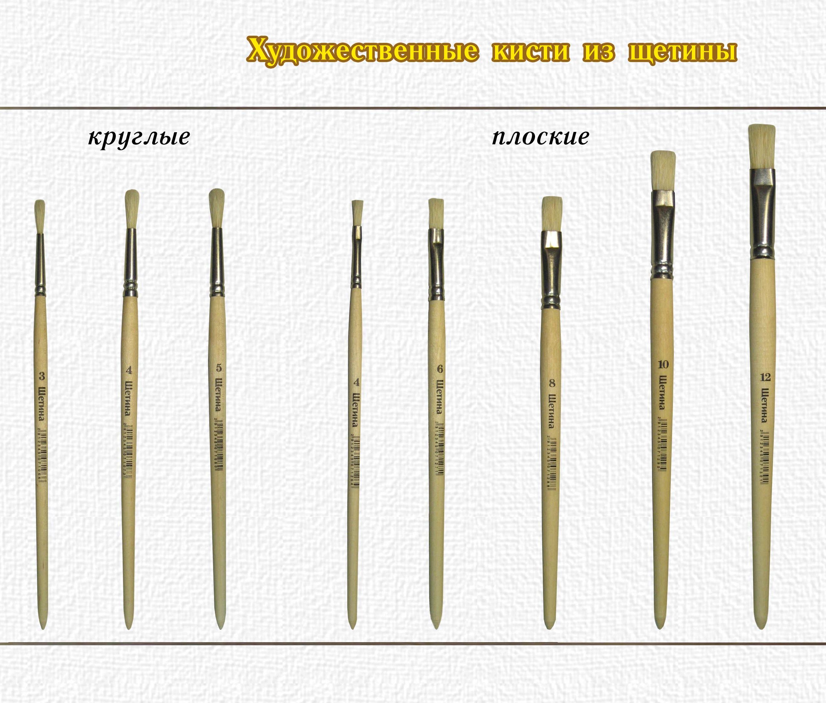 как выбрать кисть для масла