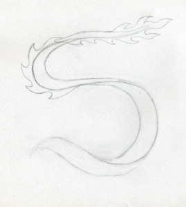уроки рисования - как нарисовать дракона