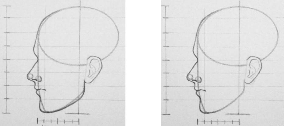 академический рисунок головы человека Артакадемия