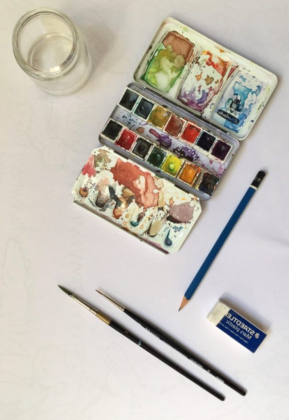 материалы для мастер класса по ботанической живописи