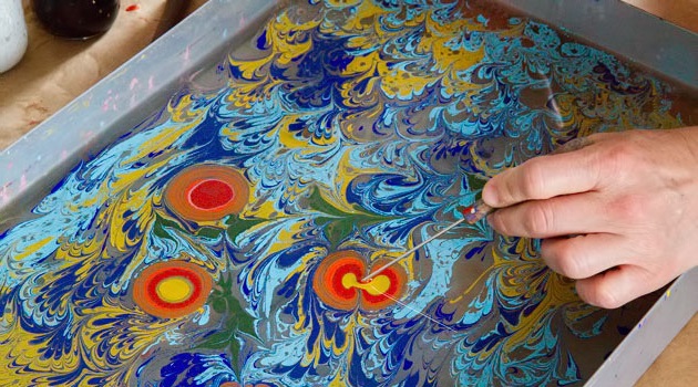 Как сделать краски для рисования по Эбру в домашних условиях