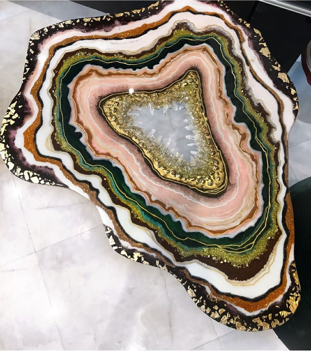 мастер класс эпоксидная смола геода