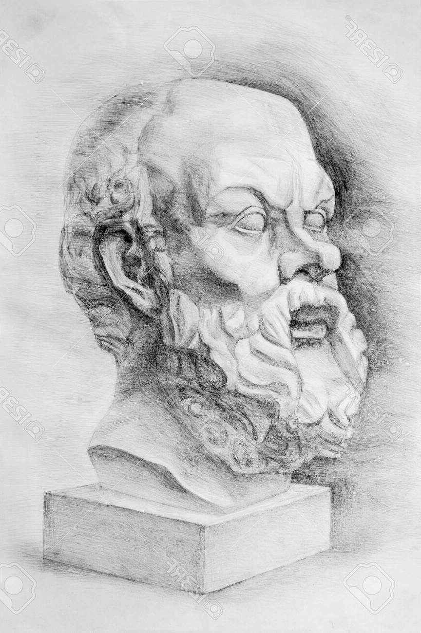 рисунок сократа школа академического рисунка