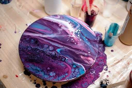 мастер класс флюид арт