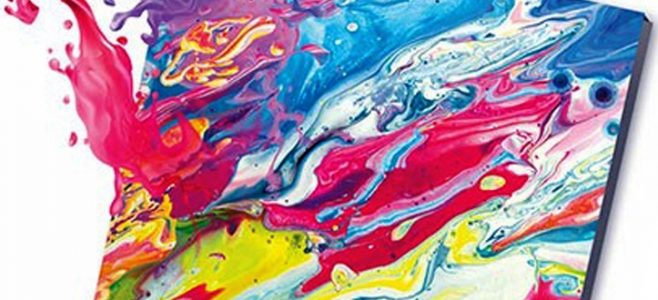 мастер класс флюид арт