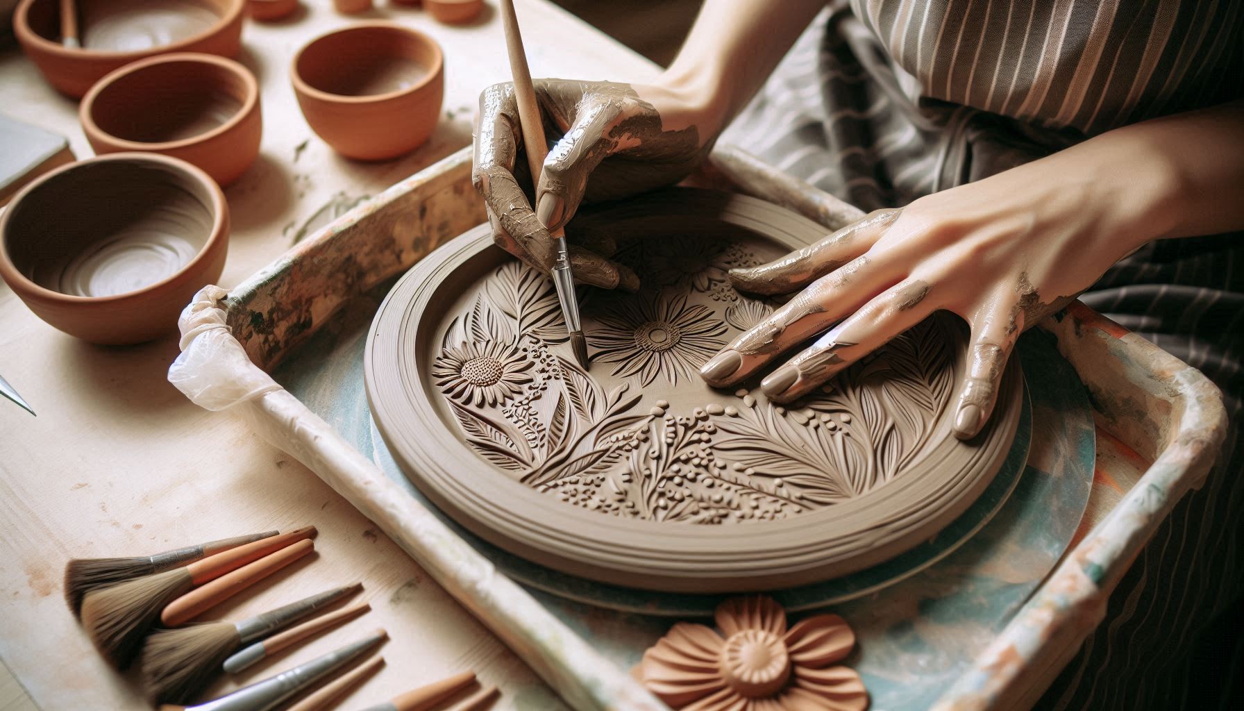 Майстер клас з ліпки глиною