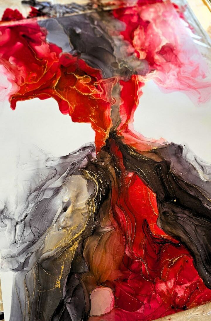 майстер клас спиртовы чорнила