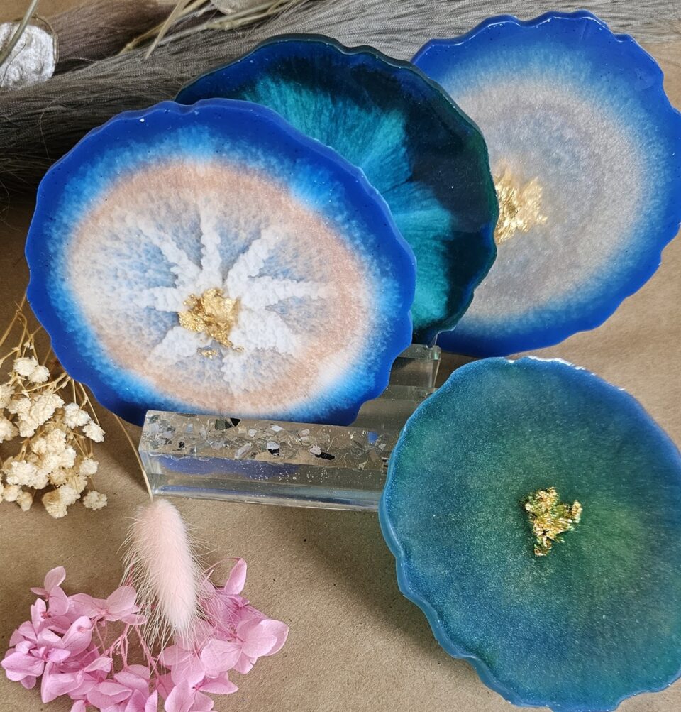 Майстер клас з епоксилноЇ смоли Підстаканники